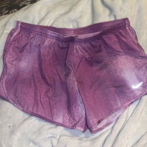 Nike shorts, purple